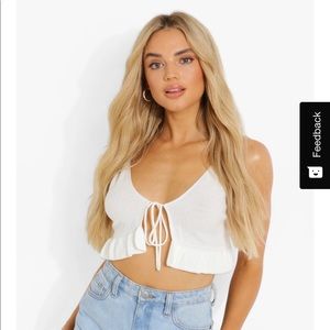 Boohoo Knitted Bralette